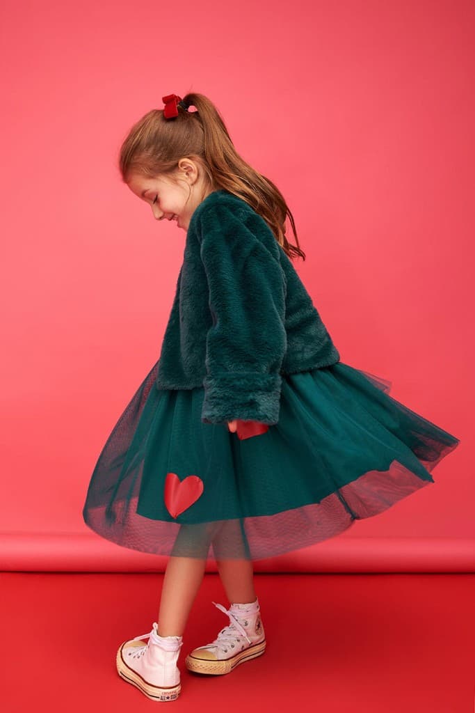 Little girl in dress
